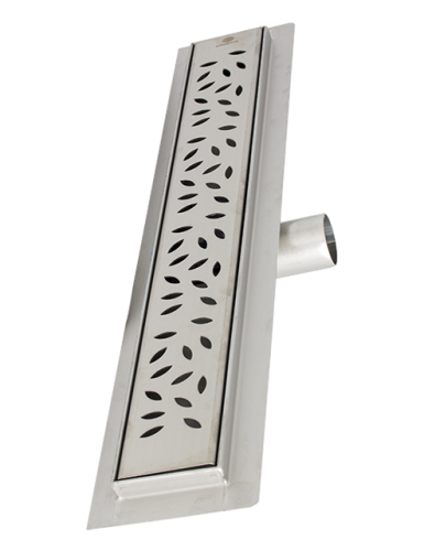 Rigola Ermetiq Everpro Stylish, inox, 400 x 70 mm, argintiu