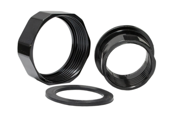 Racord interior, 1/4", metal, argintiu