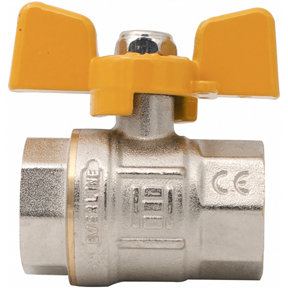 Robinet gaz fluture EVERLINE RG-DFF12T, 1/2", alama