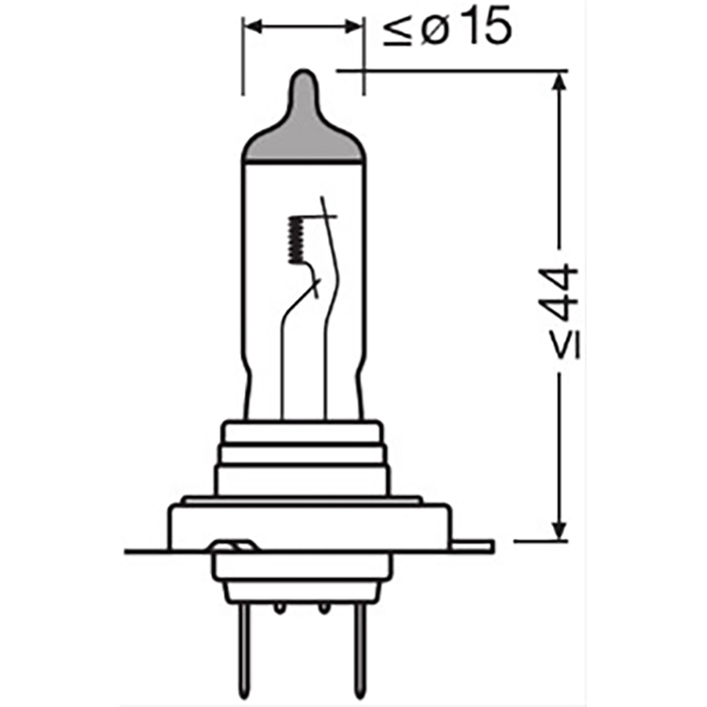 Bec auto OSRAM Night Breaker Silver, 55W, 12V, H7, 2buc