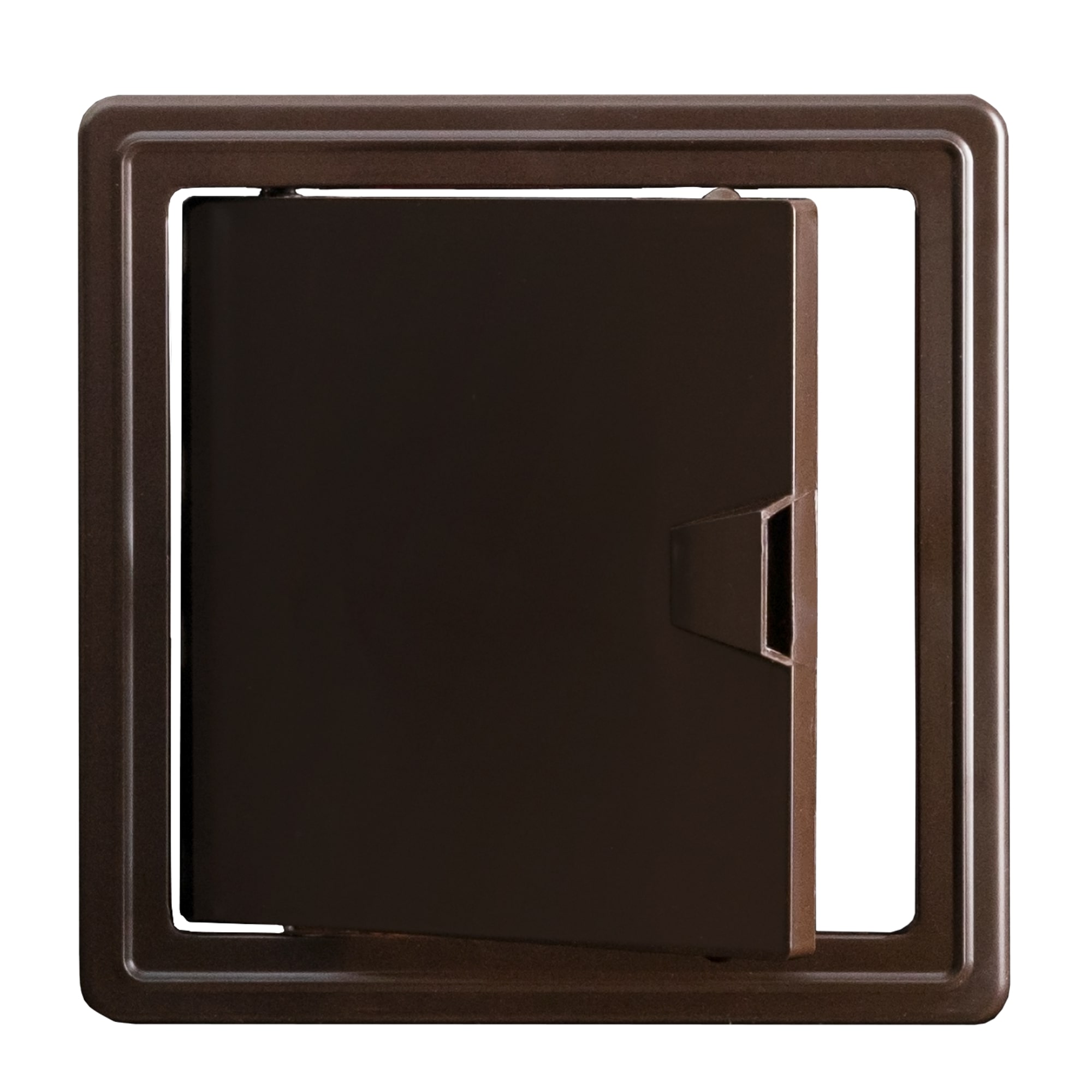 Usa de vizitare Te-Ma, 150 x 150 mm, plastic, maro