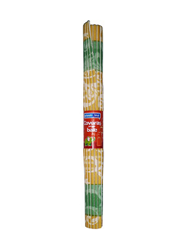 Covoras baie PLASTINA, dreptunghiular, 40 x 65 cm, multicolor
