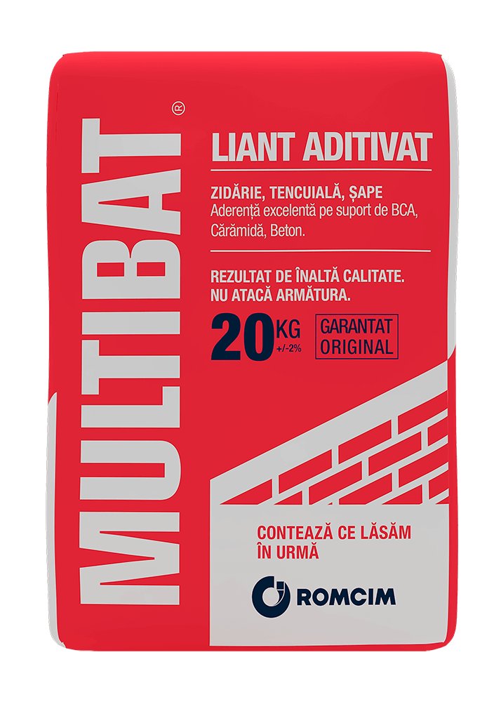 Liant aditivat Romcim Multibat, 20 kg