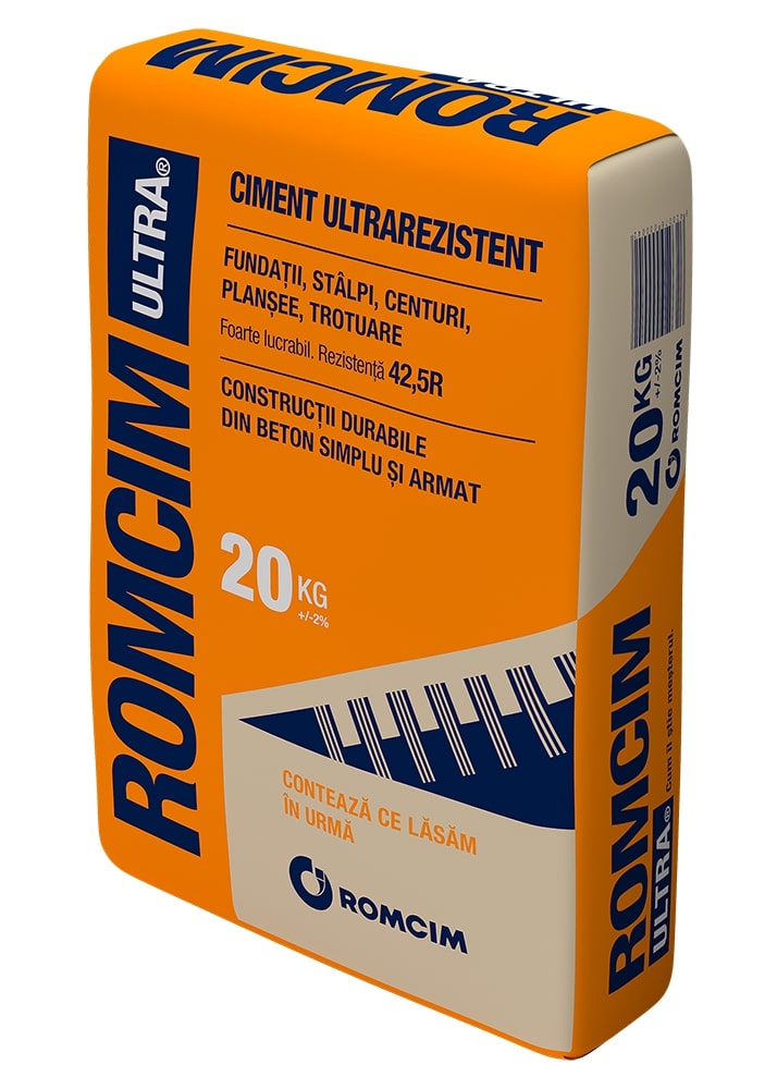 Ciment Romcim Ultra, 20 kg, rezistenta 42.5