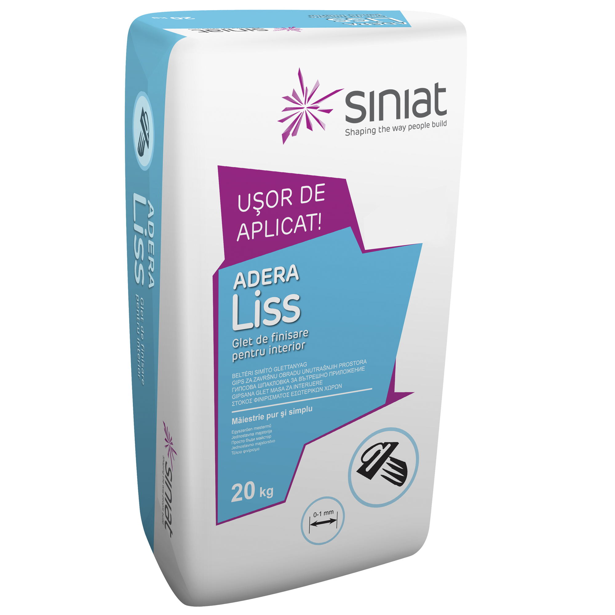 Adera Liss Glet De Finisare 20Kg