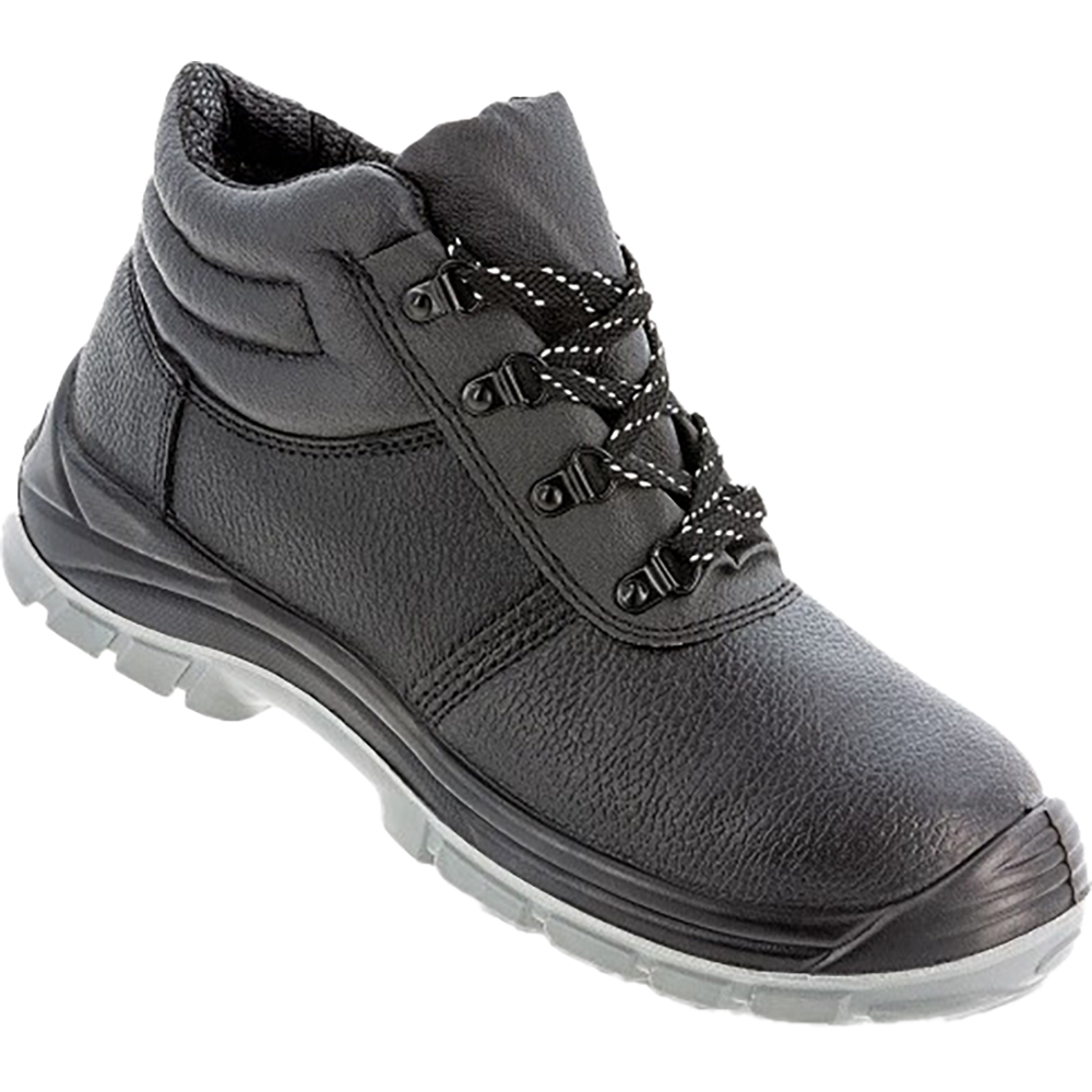 Bocanci de protectie DCT Torino, S1, bombeu metalic, piele, marimea 44, negru