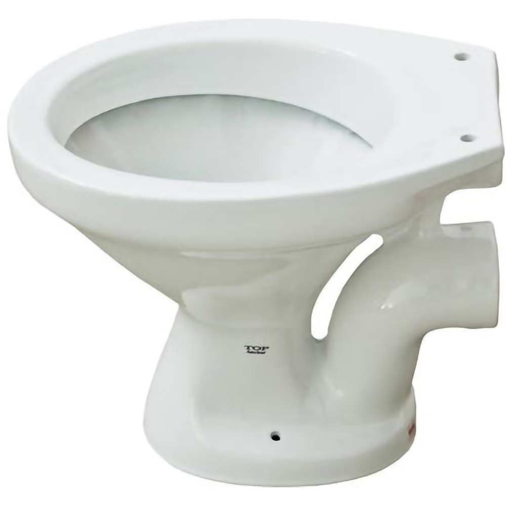 Vas WC, ceramic, montaj pe pardoseala, evacuare orizontala, 39 cm, alb