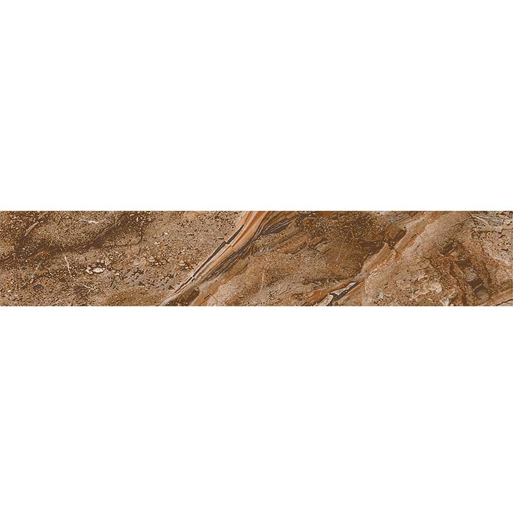 Plinta RODAPIE Luma, ceramica, 8 x 45 cm, 8 mm, maro