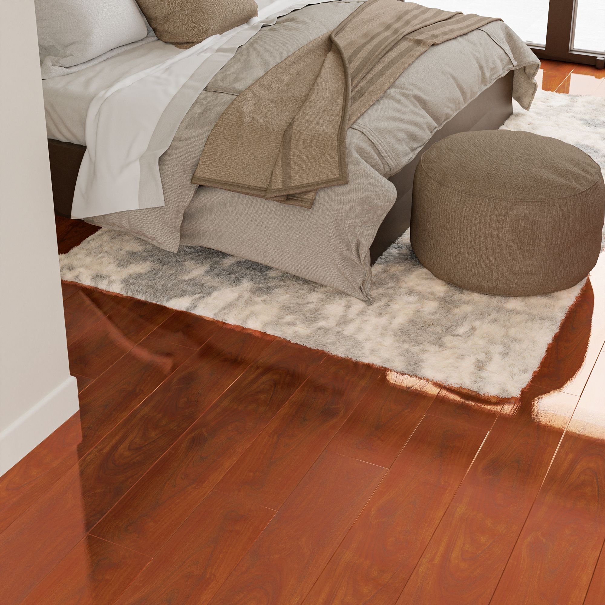Parchet laminat 12 mm, Piano, maro, acoperire per cutie 1.6 mp, AC3, HDF WOOD ART