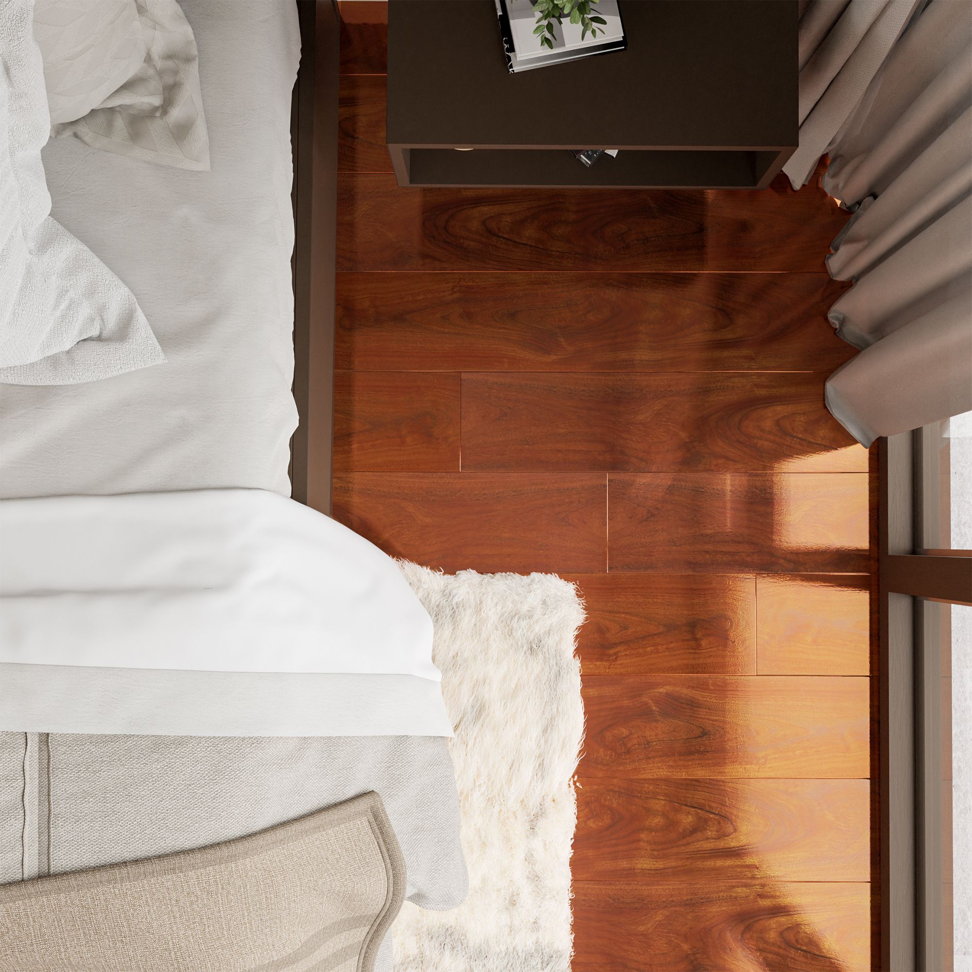 Parchet laminat 12 mm, Piano, maro, acoperire per cutie 1.6 mp, AC3, HDF WOOD ART