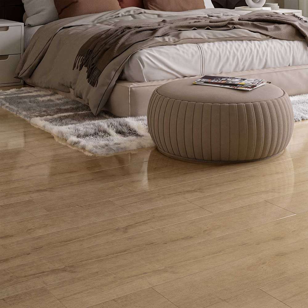Parchet laminat UNILIN Piano Finish Light Oak 3314, 12 mm, AC3, 1.60 mp/cutie, bej