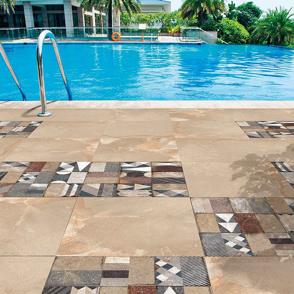 Gresie interior Salvador, ciment bej mat,61 x 61 cm, 10 mm, 1.49 m2/cutie