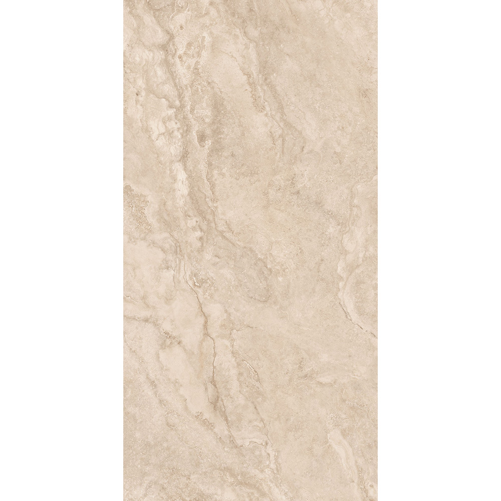 Gresie interior/exterior Travertino, marmura bej mat, 60 x 120 cm, 9 mm, 1.44 m2/cutie