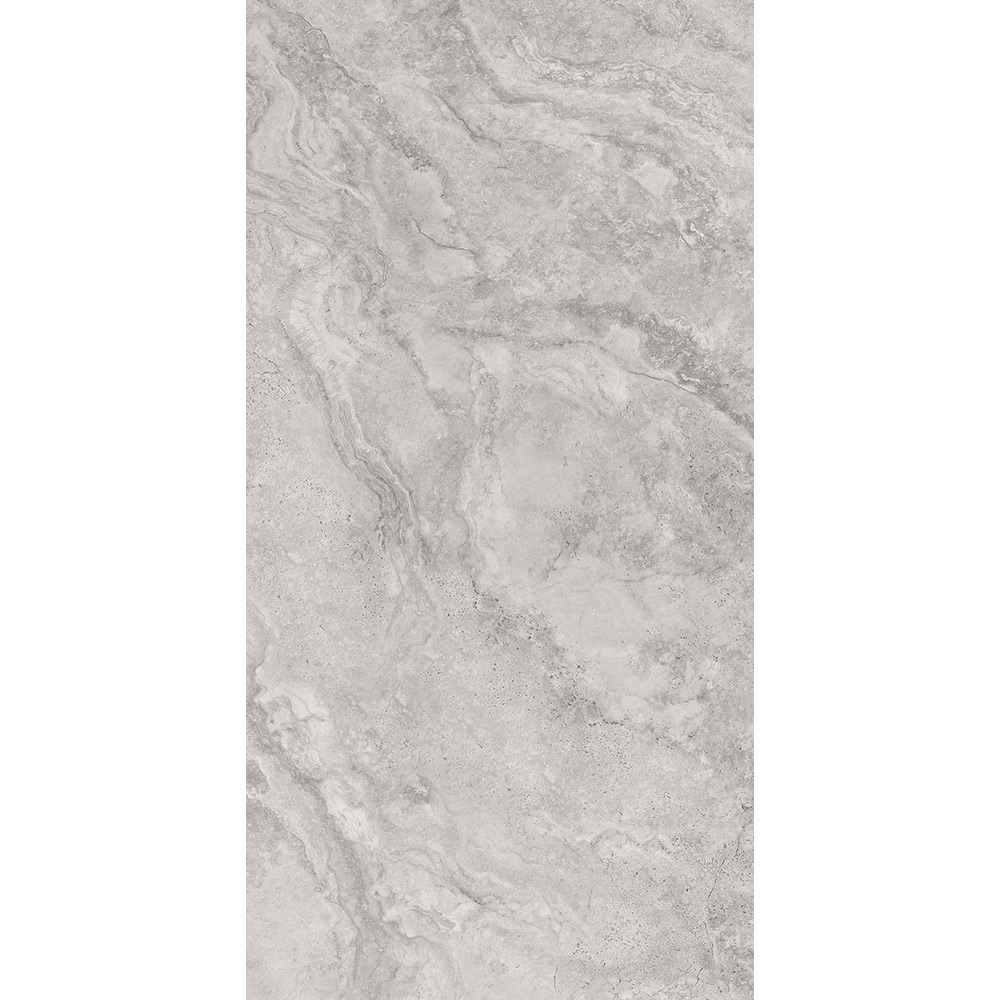 Gresie interior/exterior Travertino, marmura gri mat, 60 x 120 cm, 9 mm, 1.44 m2/cutie