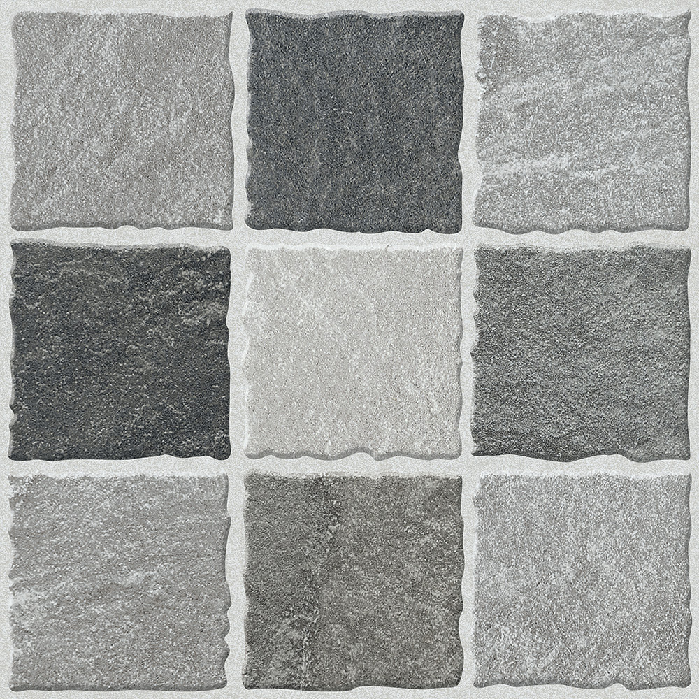 Gresie exterior Square, piatra gri mat, 40 x 40 cm, 12 mm, 0.8 m2/ cutie
