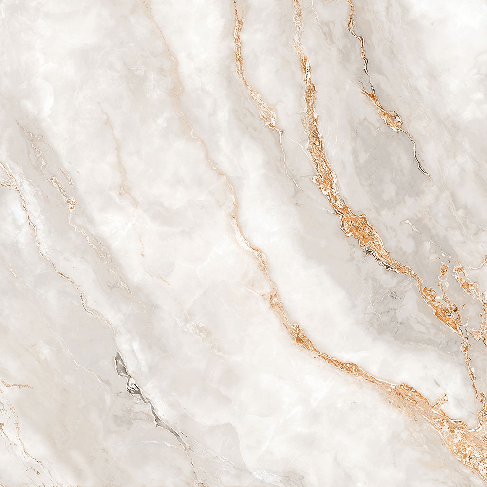 Gresie interior Onda, marmura bej lucios, 60.5 x  60.5 cm, 10 mm, 1.465 m2/cutie