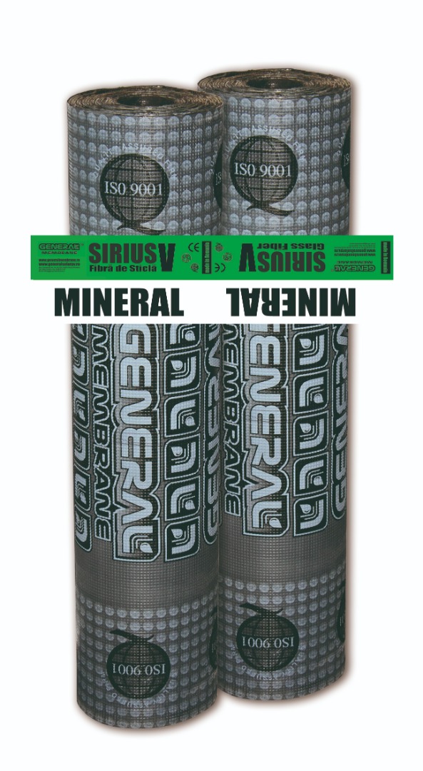 Membrana bituminoasa GENERAL MEMBRANE VA4, fibra de sticla, ardezie, 1 x 10 m, 4 kg/mp, 10 mp/rola kg