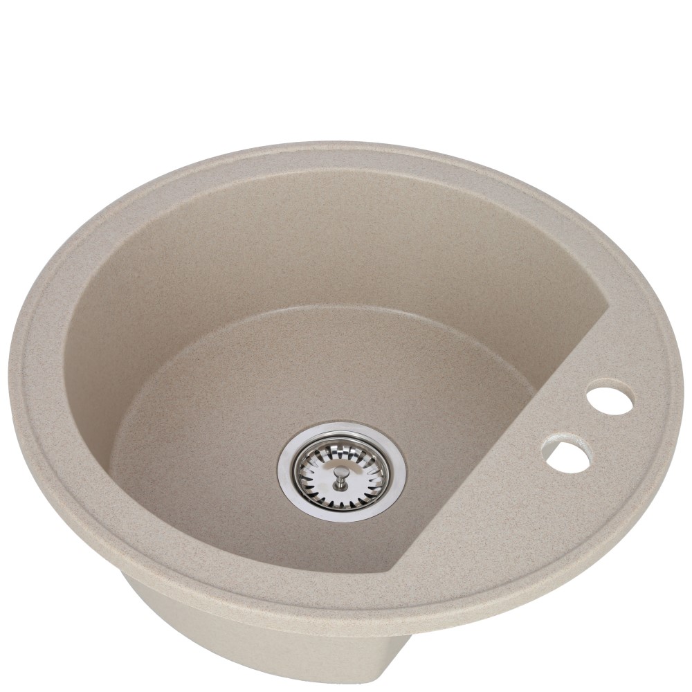 Chiuveta bucatarie SERSTILL Rondo, 1 cuva, compozit granit, bej