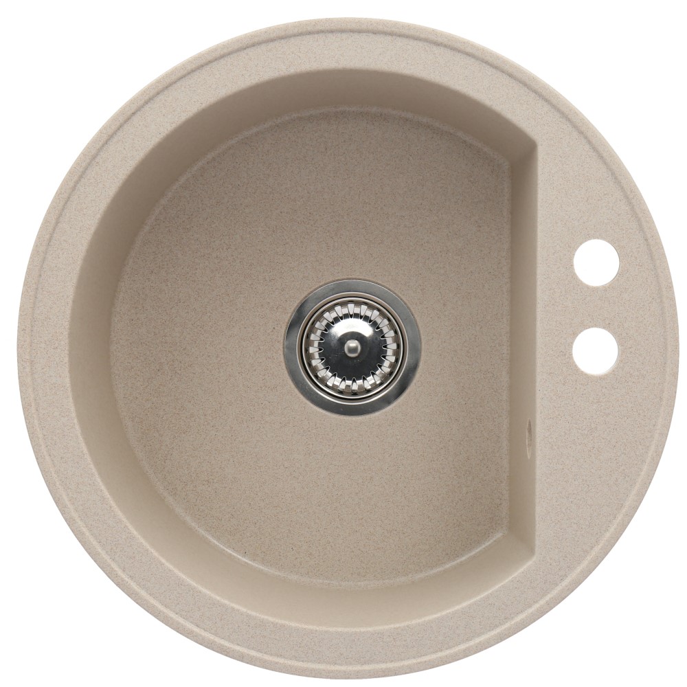 Chiuveta bucatarie SERSTILL Rondo, 1 cuva, compozit granit, bej