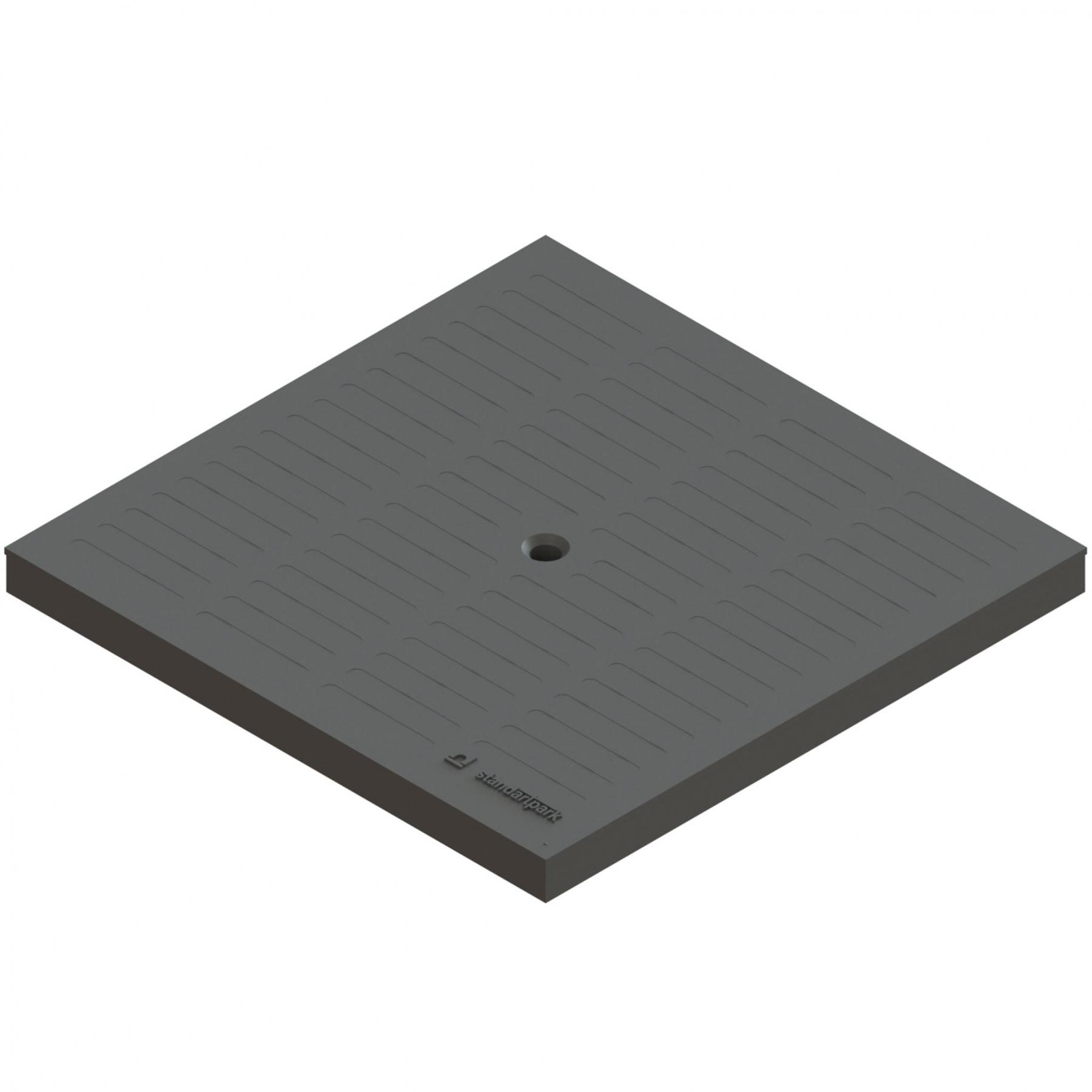 Capac PP Negru camin patrat A15 300x300  Vodaland