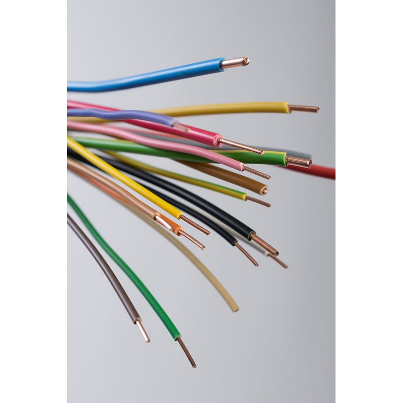 Cablu electric FY, 1 x 1,5  mmp, cupru rigid, rosu, rola 100 m