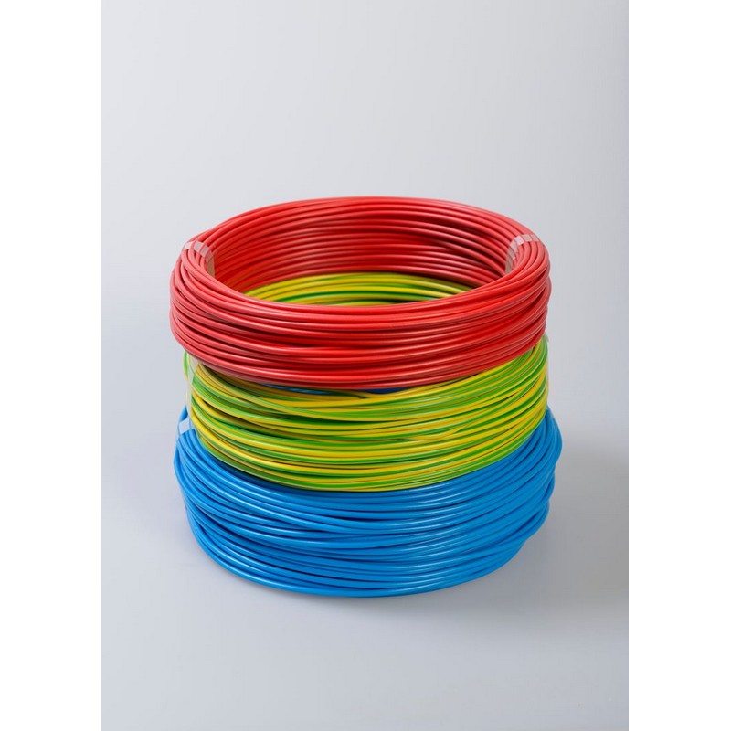 Cablu electric FY, 1 x 1,5  mmp, cupru rigid, rosu, rola 100 m