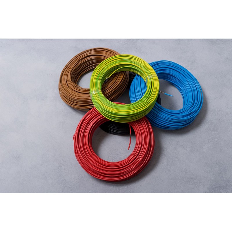 Cablu electric FY, 1 x 1,5  mmp, cupru rigid, negru, rola 100 m