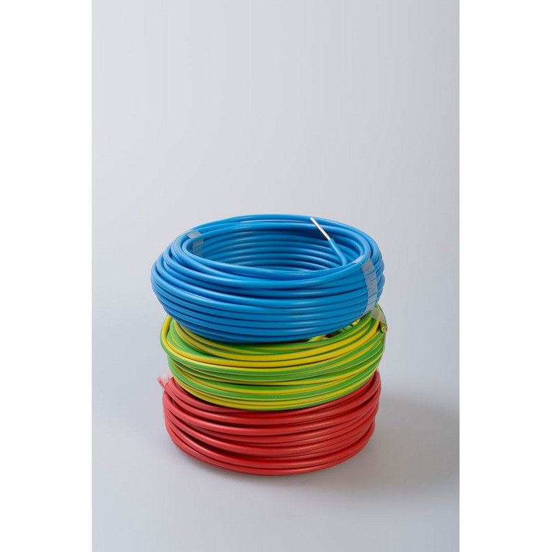 Cablu electric FY, 1 x 2,5 mmp, cupru rigid, albastru, rola 10 m