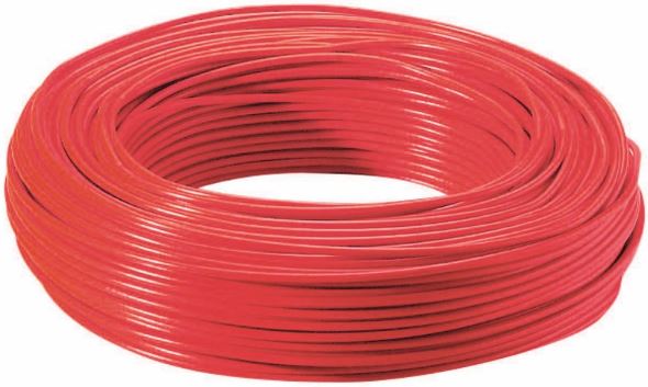 Cablu electric FY, 1 x 2,5 mmp, cupru rigid, rosu, rola 10 m