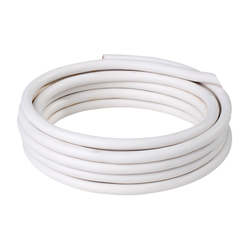 Cablu electric MYYM, 3 x 0,75 mmp, cupru flexibil, alb, rola 25 m