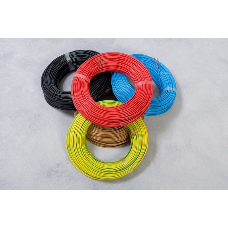 Cablu electric MYF, 1 x 2,5 mmp, cupru flexibil, rosu, rola 100 m