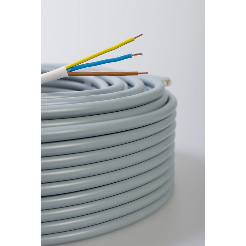 Cablu electric CYY-F, 3 x 1,5  mmp, cupru rigid, rola 50 m