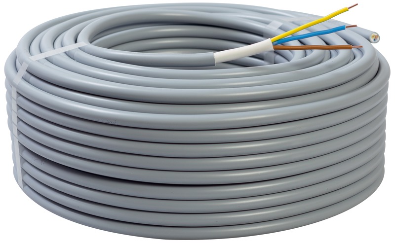 Cablu electric CYY-F, 3 x 2,5 mmp, cupru rigid, rola 10 m