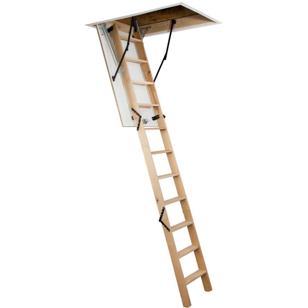 Scara mansarda, 110 x 60 x 280 cm, fag, natur