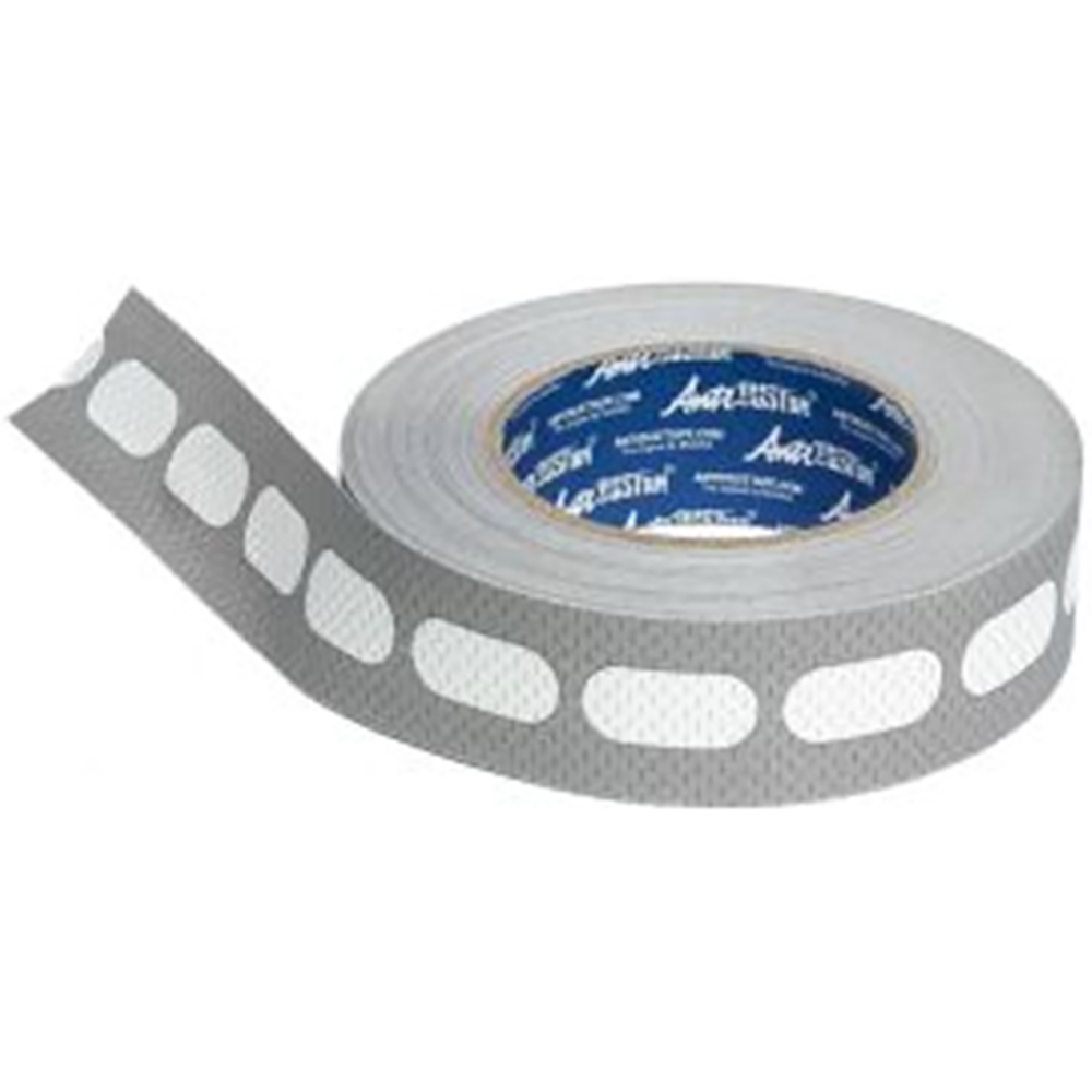 Banda aerisire policarbonat, 28 x 1 mm, 30 m, argintiu