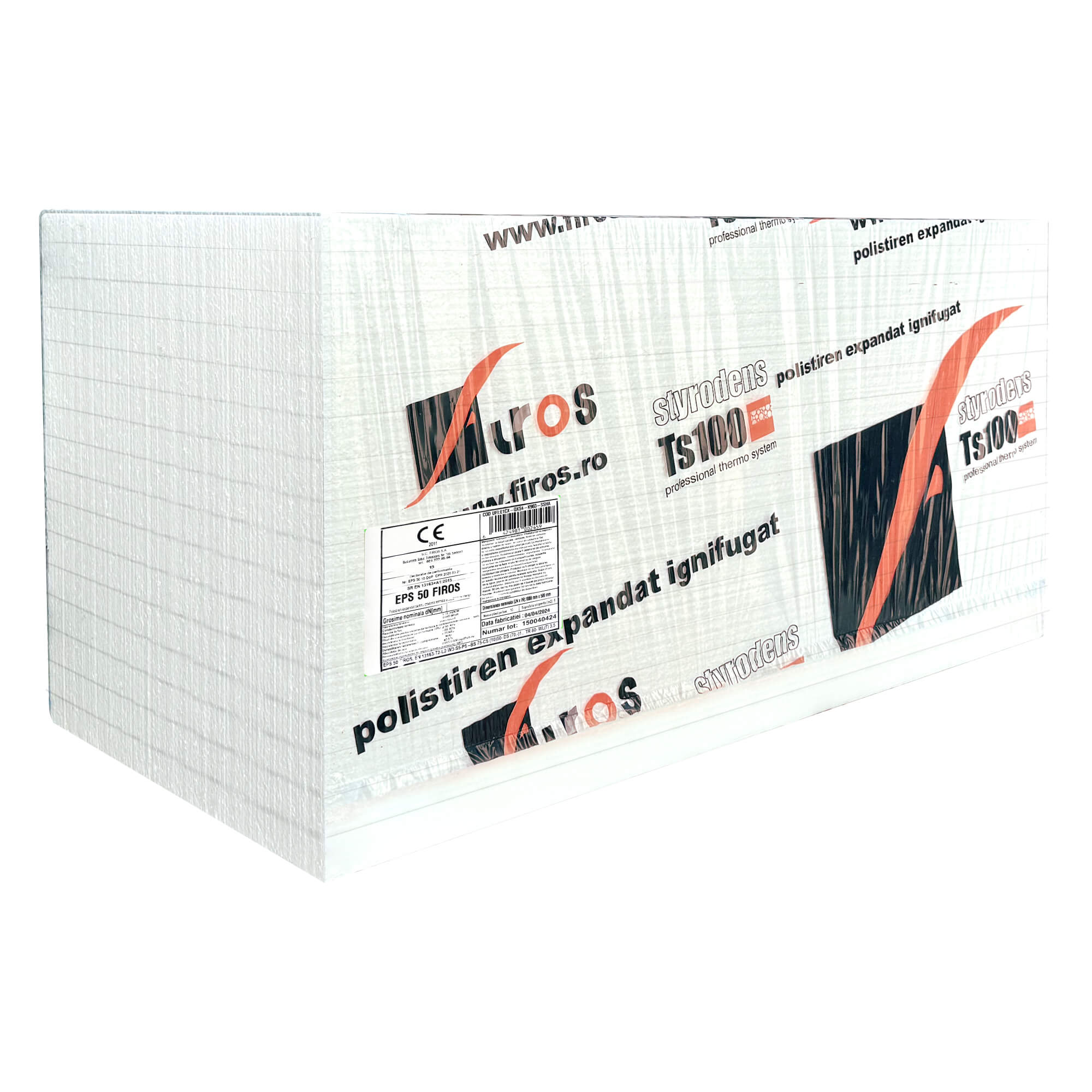 Polistiren expandat Firos EPS 50 kpa, 3 cm, 8 mp