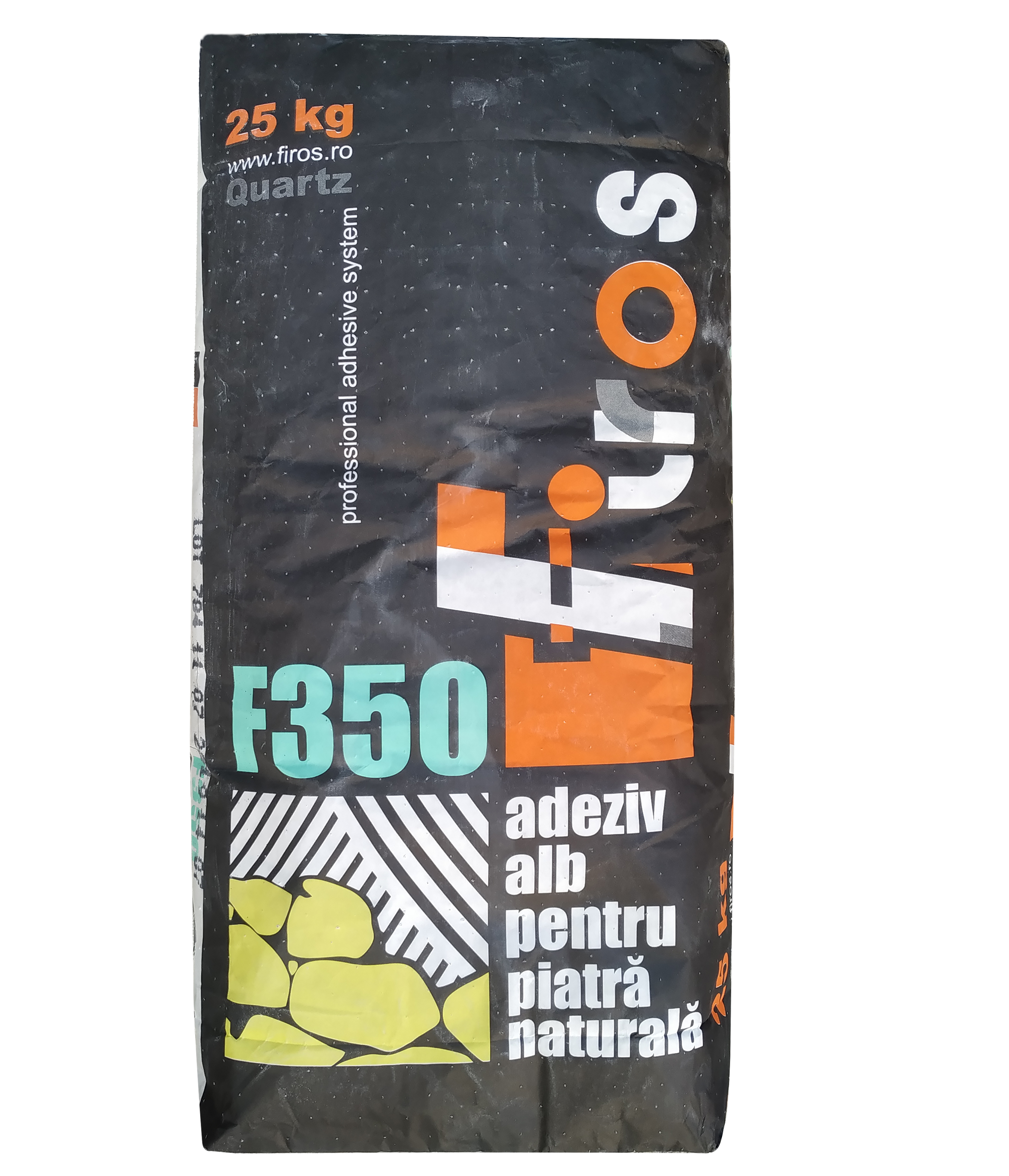 Adeziv alb marmura si piatra naturala, 25 kg   Firos F350