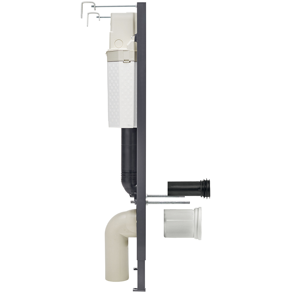 Set rezervor WC incastrat WIRQUIN Casual Line + clapeta actionare, 3-6L, gri