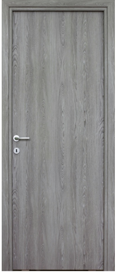 Usa interior Karpat, fara geam, reversibila, MDF, 68 x 203 cm, gri