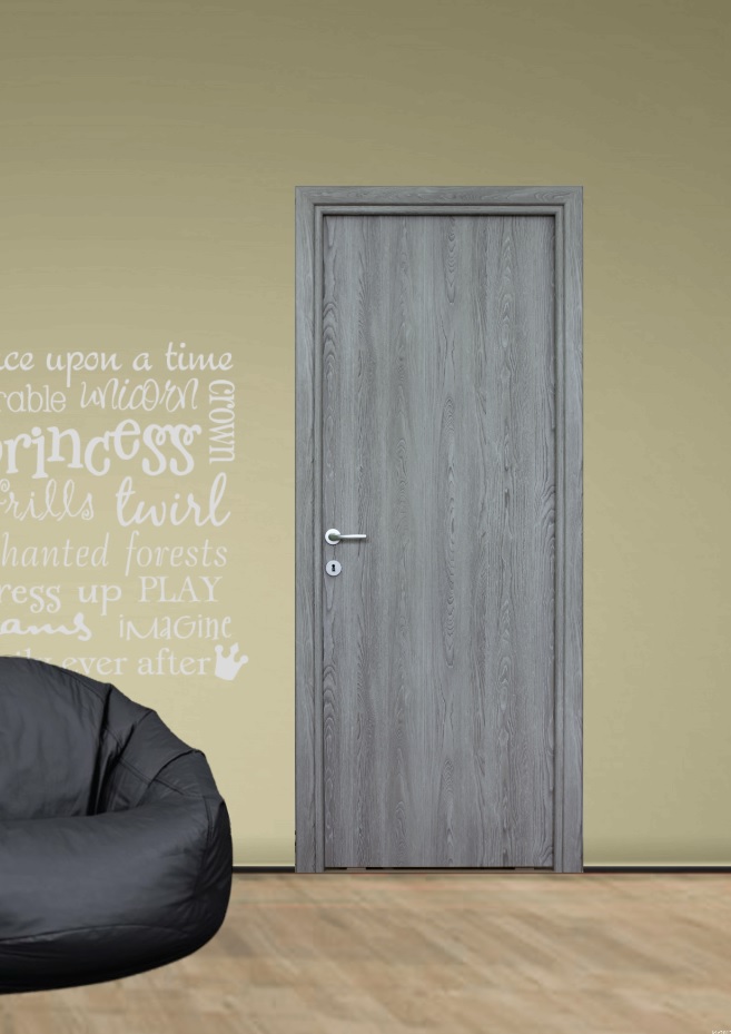 Usa interior Karpat, fara geam, reversibila, 78 x 203 cm, gri