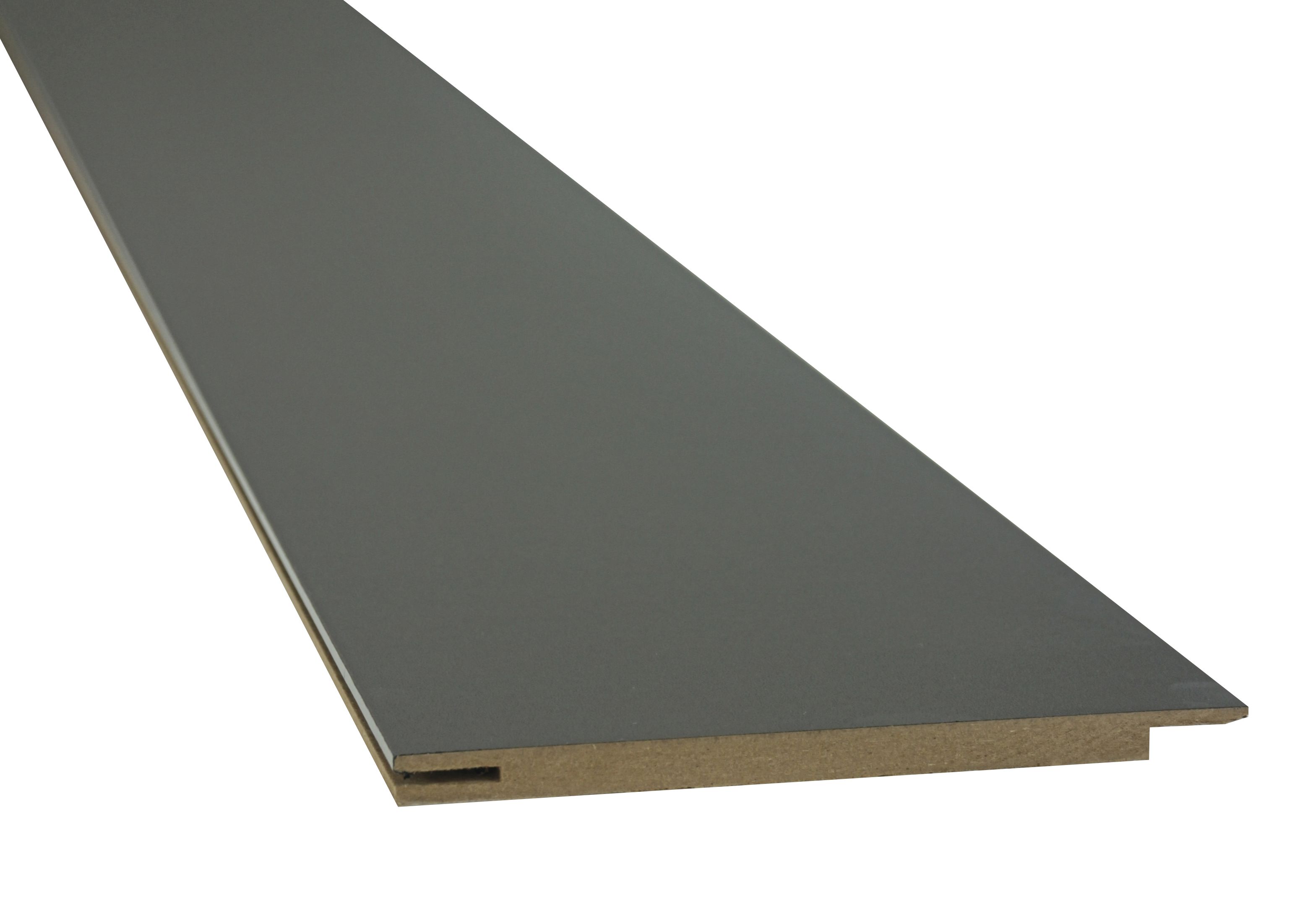 Set extensie toc, MDF, 12 x 210 cm, gri antracit