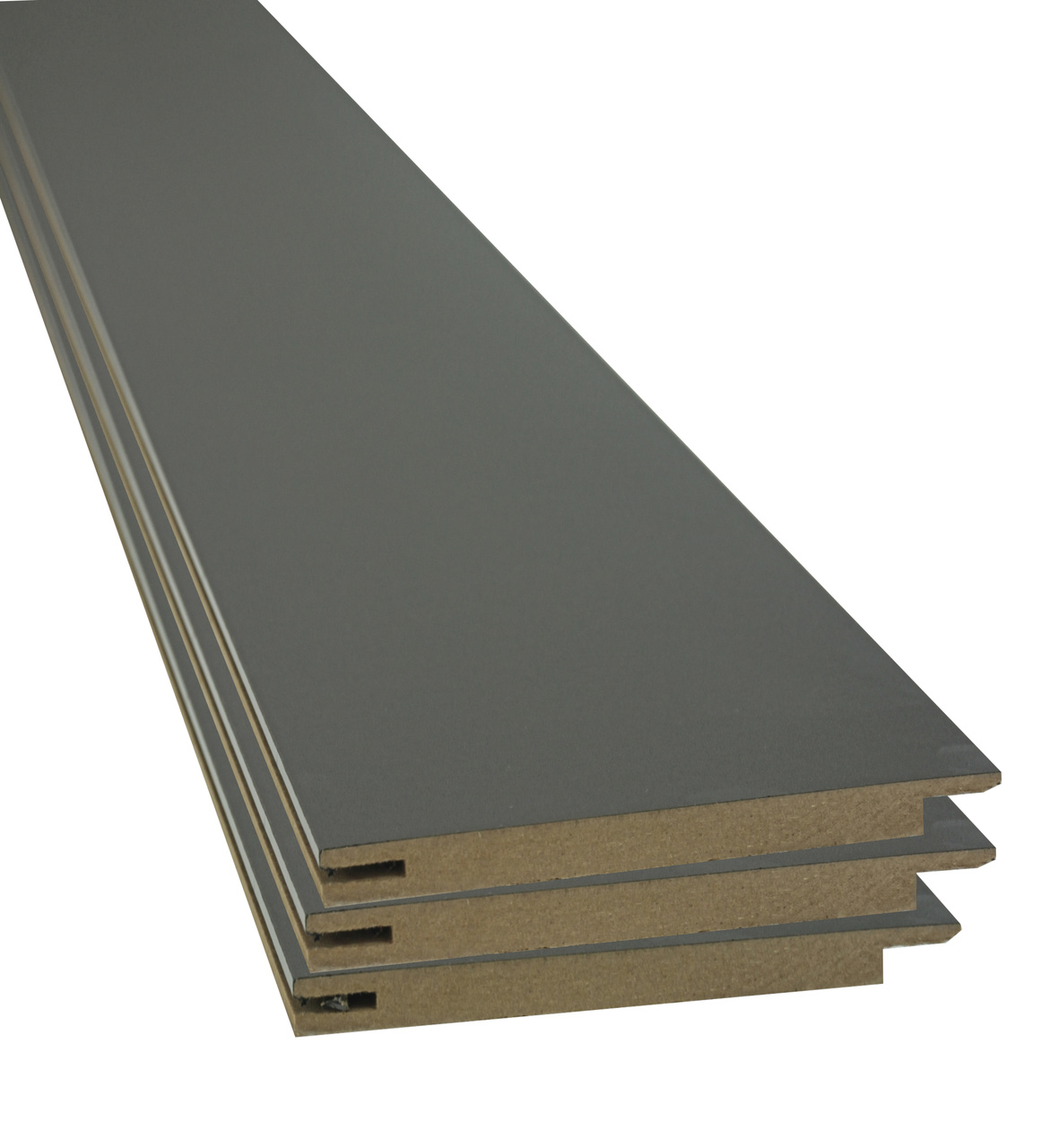 Set extensie toc, MDF, 17 x 210 cm, gri antracit