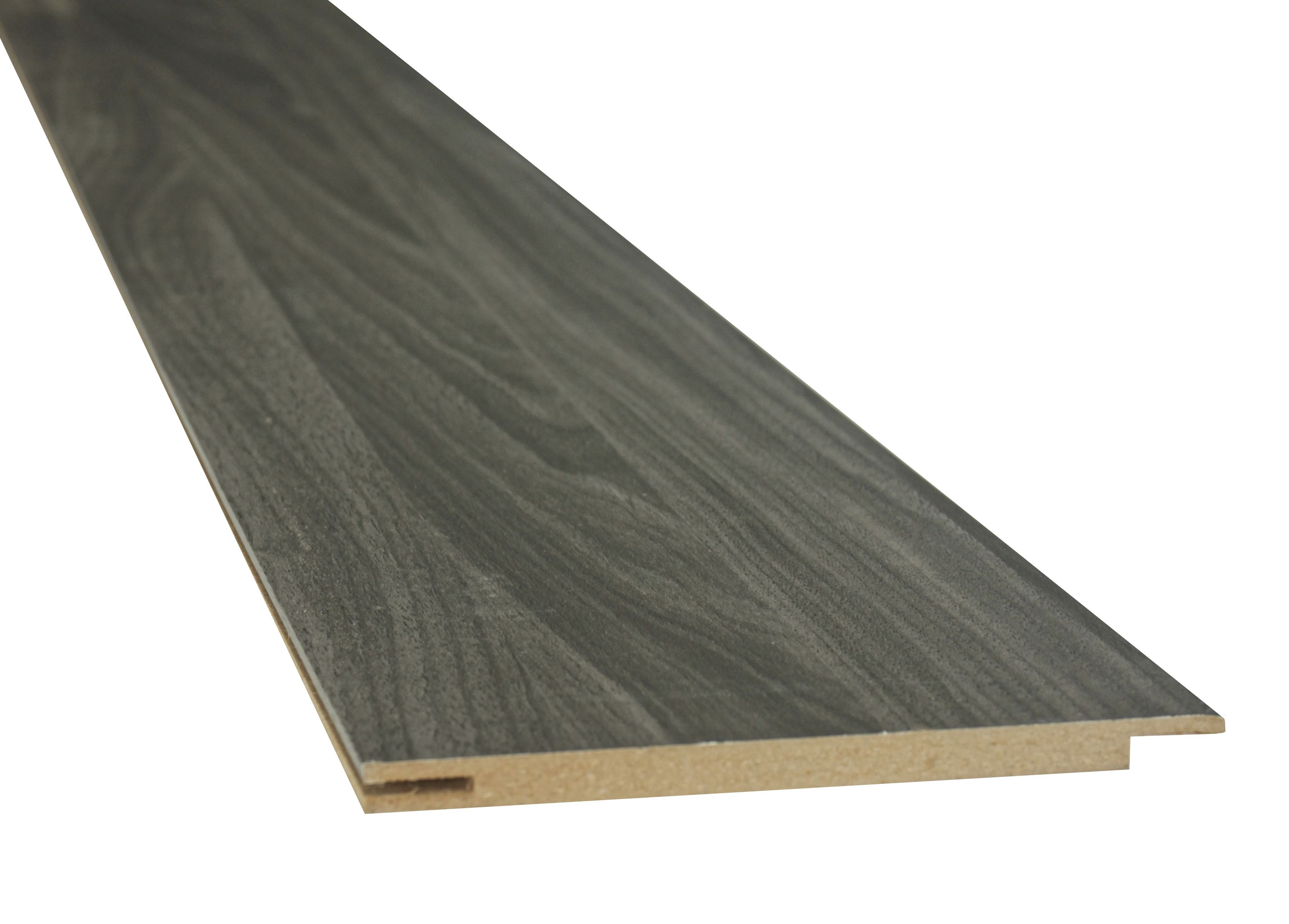 Set extensie toc, MDF, 12 x 210 cm, gri inchis