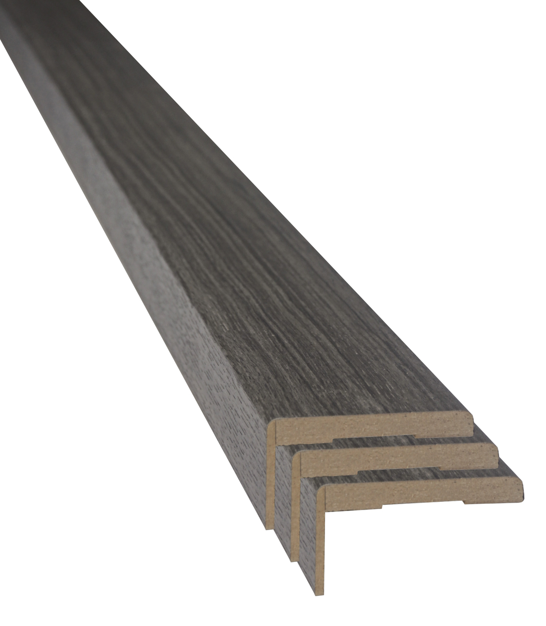 Set pervaz reglabil, MDF, 7.3 x 215 cm, alb