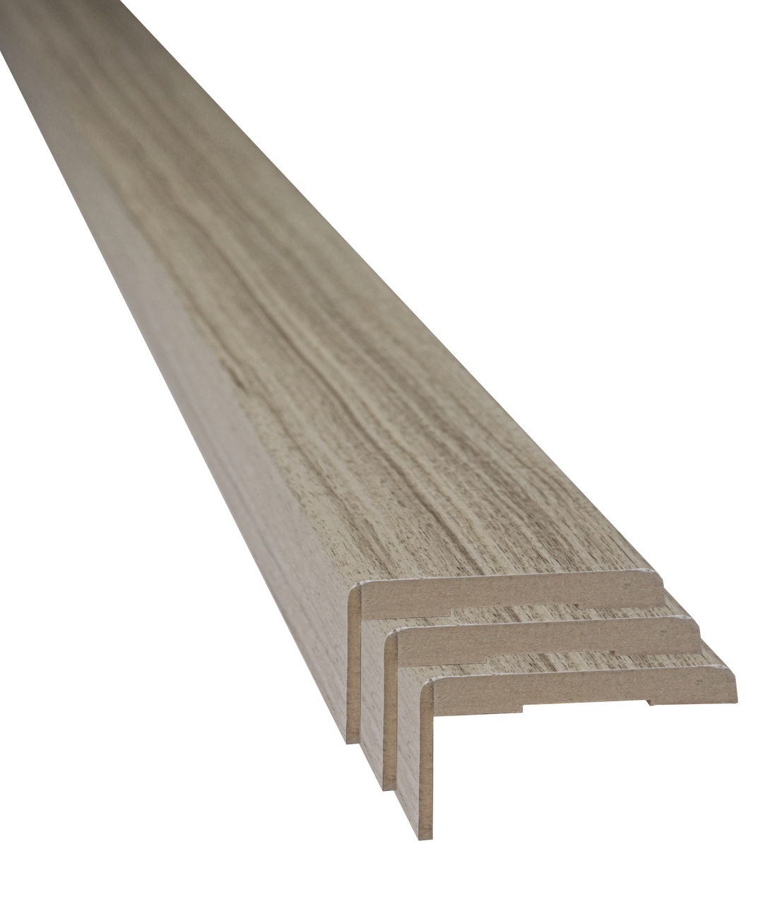 Set pervaz reglabil, MDF, 7.3 x 215 cm, crem