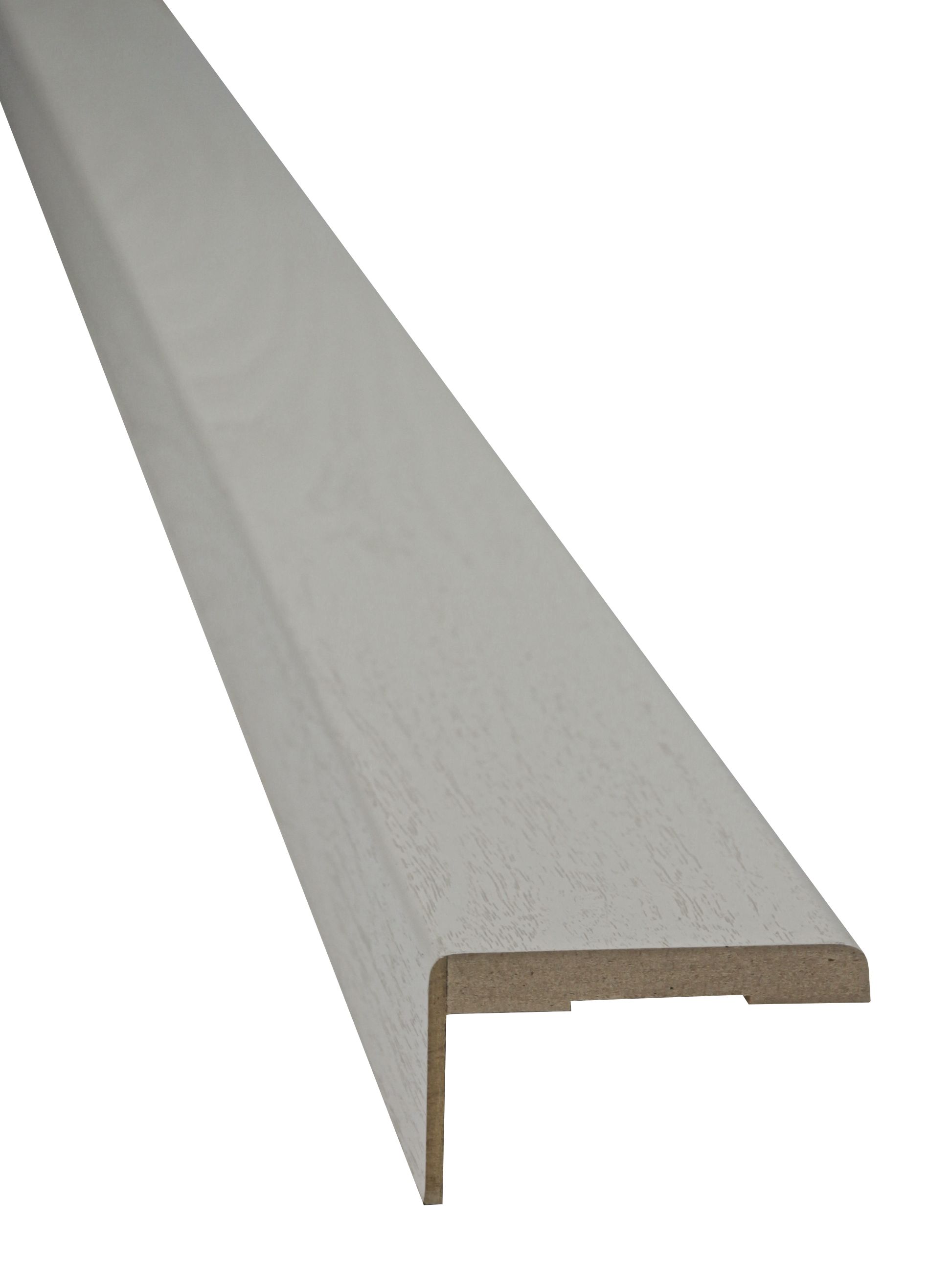 Set pervaz reglabil, MDF, 7.3 x 215 cm, alb