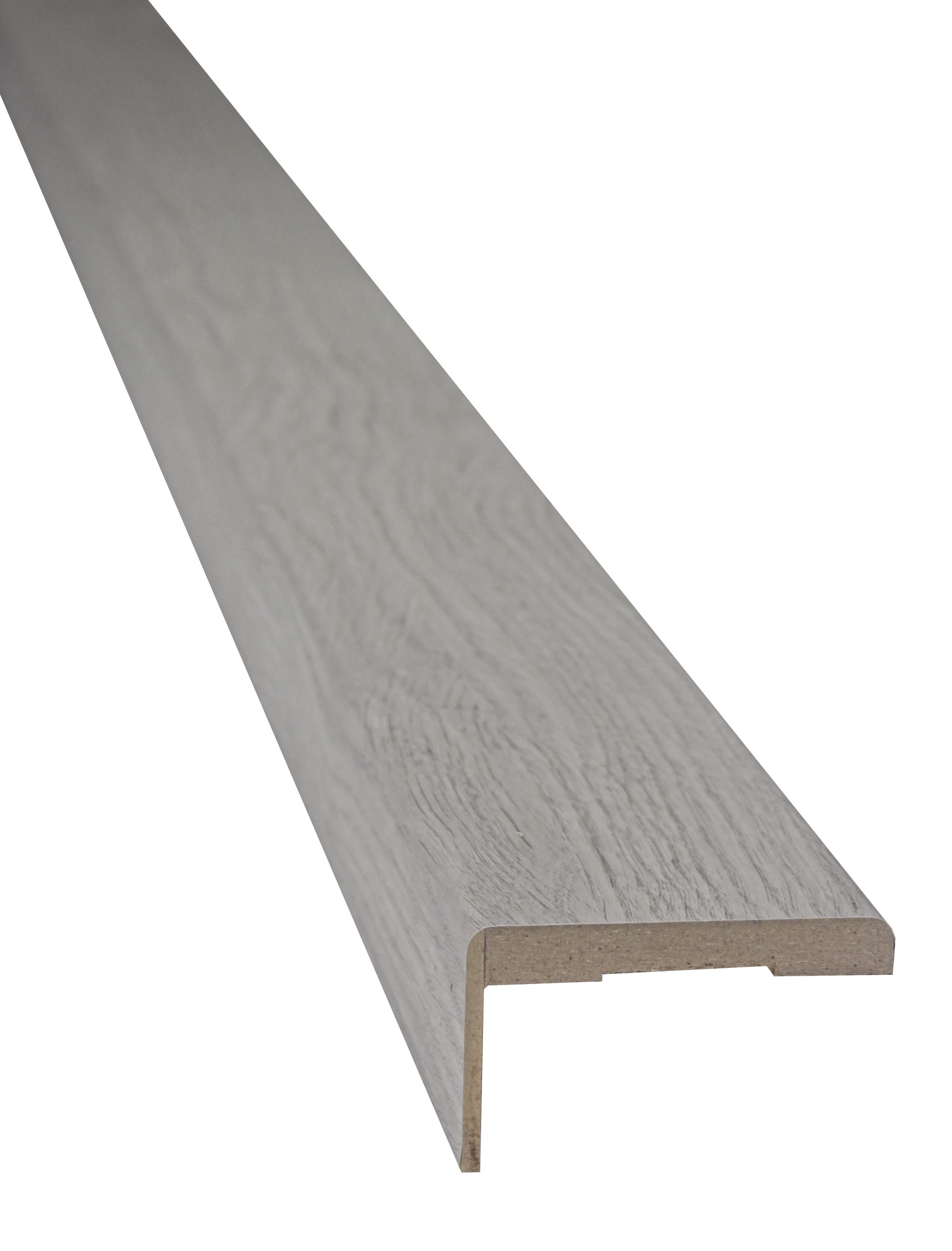 Set pervaz reglabil, MDF, 7.3 x 215 cm, gri deschis