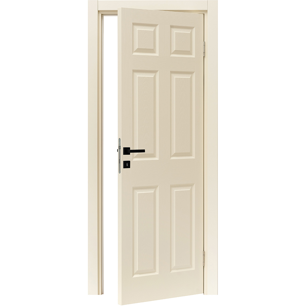 Usa interior Assos, fara geam, reversibila, MDF, 88 x 203 cm, oyster
