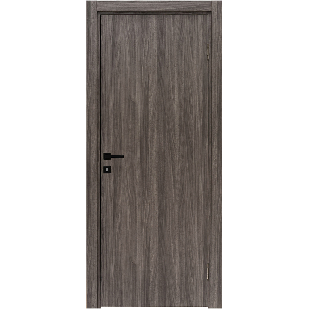 Usa interior Karpat, fara geam, reversibila, MDF, 78 x 203 cm, gri inchis