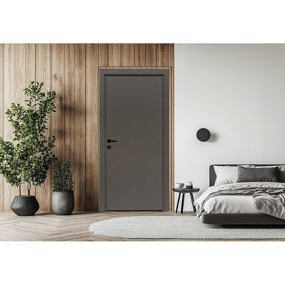 Usa interior Karpat, fara geam, reversibila, MDF, 88 x 203 cm, gri